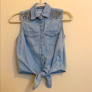 Cowboy woman Denim blouse size XS